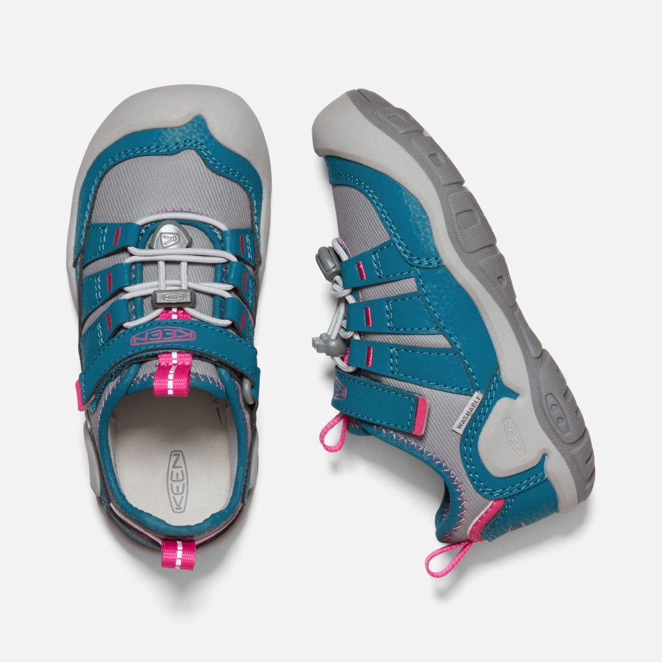 Ivrig Legion Blå-stål Grå Små Børns Knude Hul Sneaker