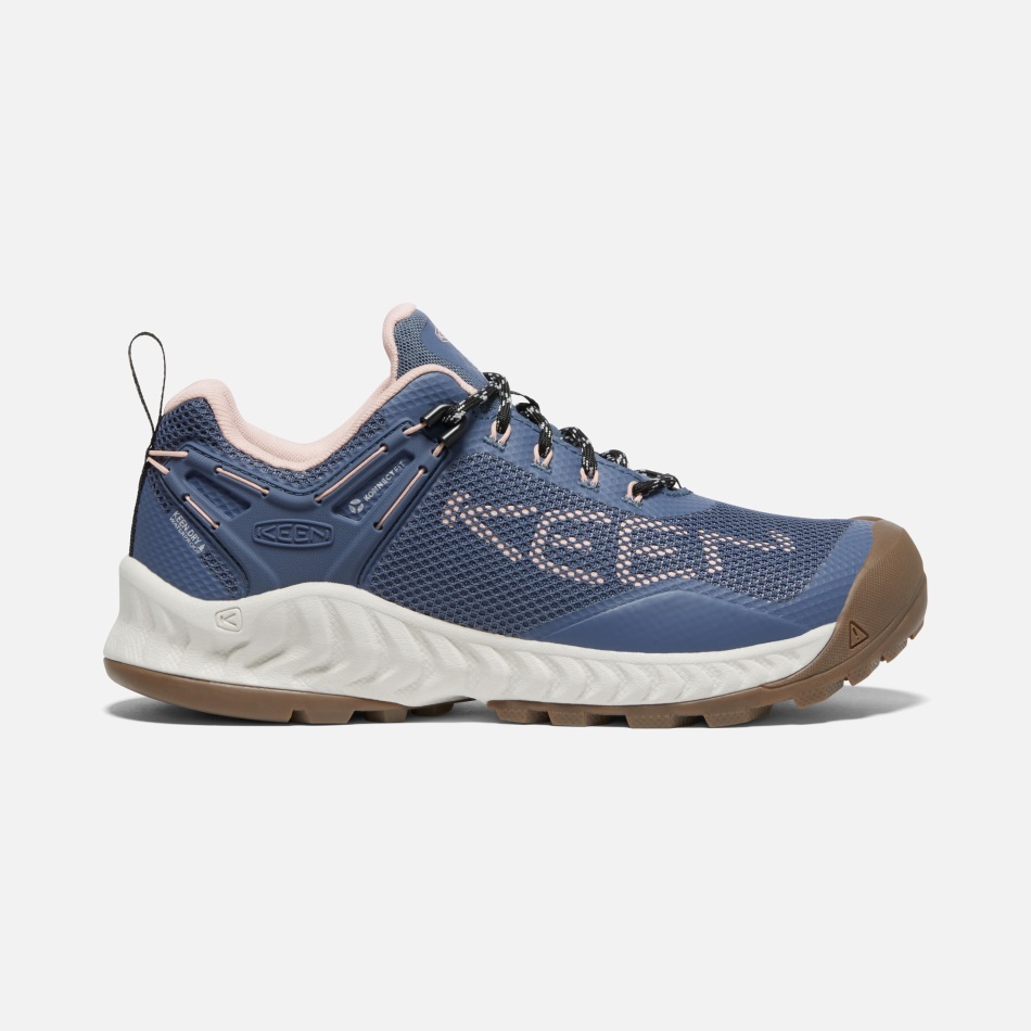 Vintage Indigo-Peachy Keen Nxis Evo Waterproof Shoe Keen Til Kvinder