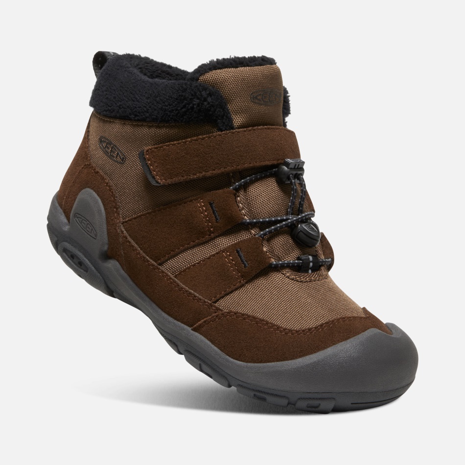 Ivrig Mørk Jordsort Store Børns Knotch Chukka