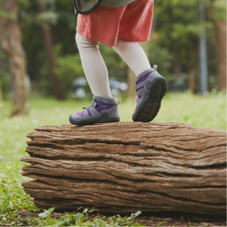 Ivrig Mørk Jordsort Store Børns Knotch Chukka