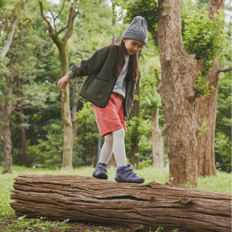 Ivrig Mørk Jordsort Store Børns Knotch Chukka