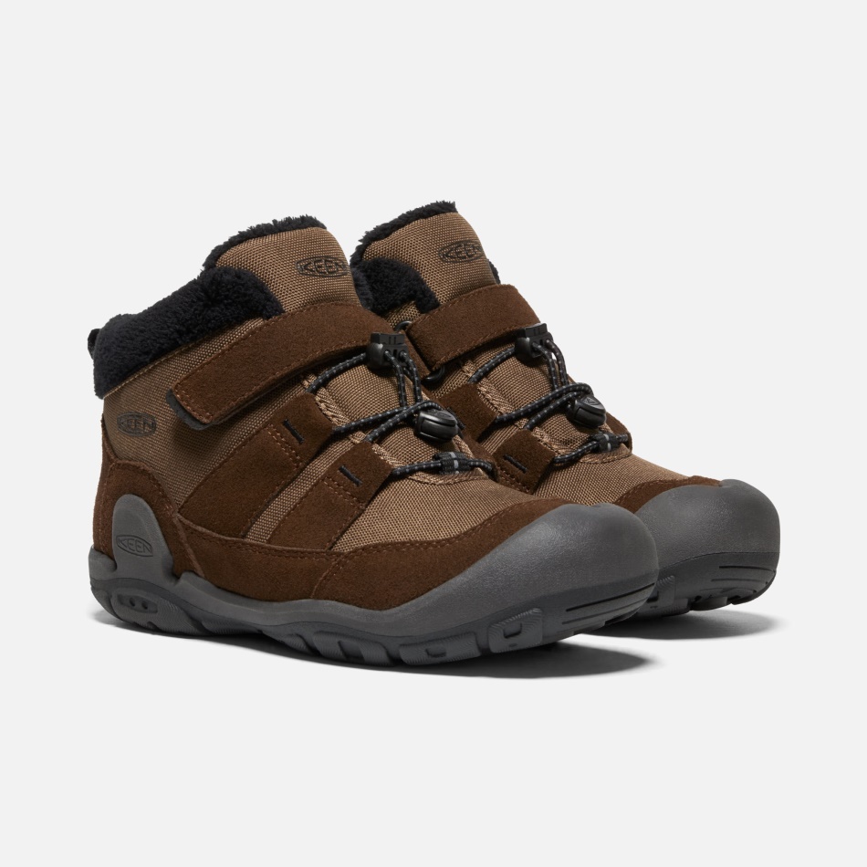 Ivrig Mørk Jordsort Store Børns Knotch Chukka