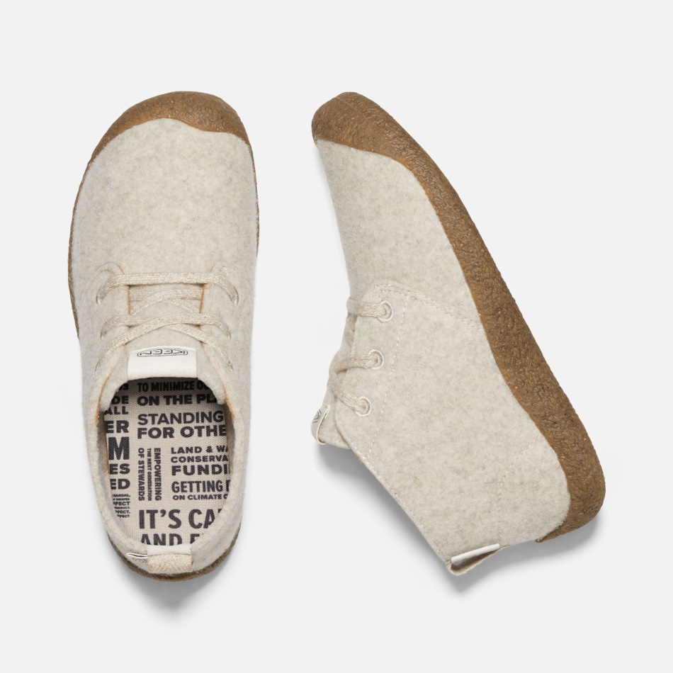 Ivrig Naturlig Filt-birk Mosey Chukka Støvle Til Kvinder