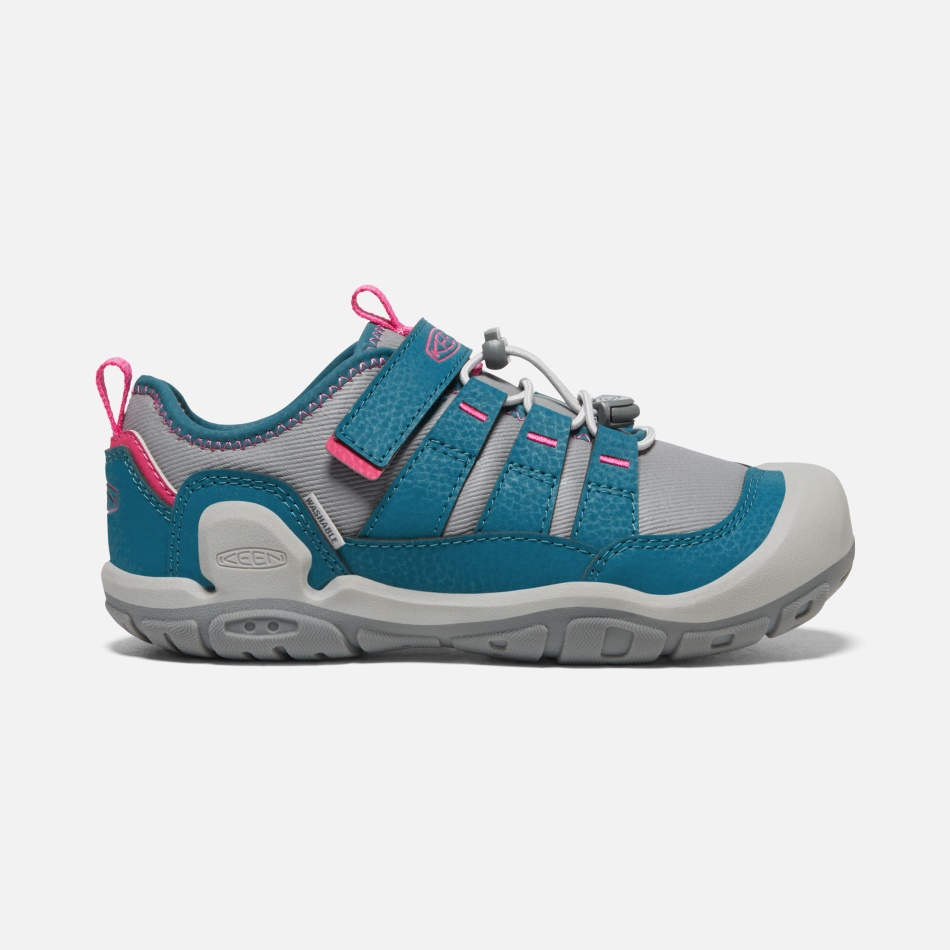 Ivrig Legion Blå-stål Grå Store Børns Knotch Hul Sneaker