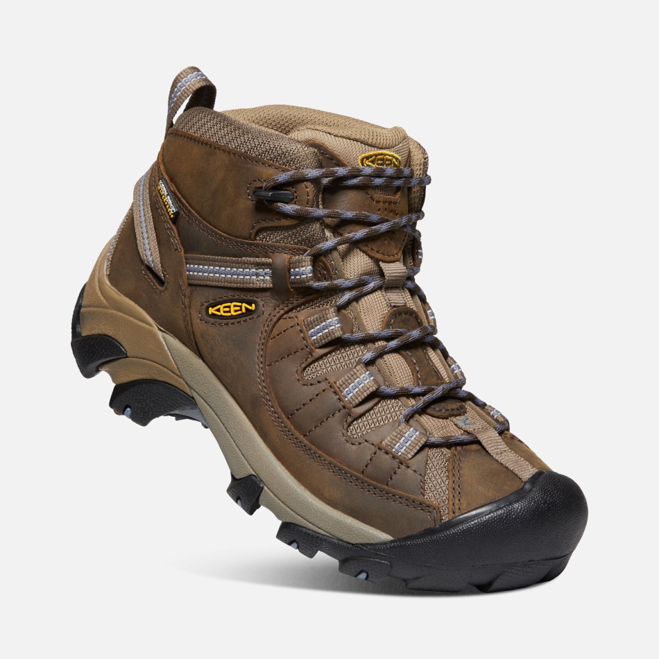 Keen Slate Black-Flint Stone Dame Targhee II Waterproof Mid