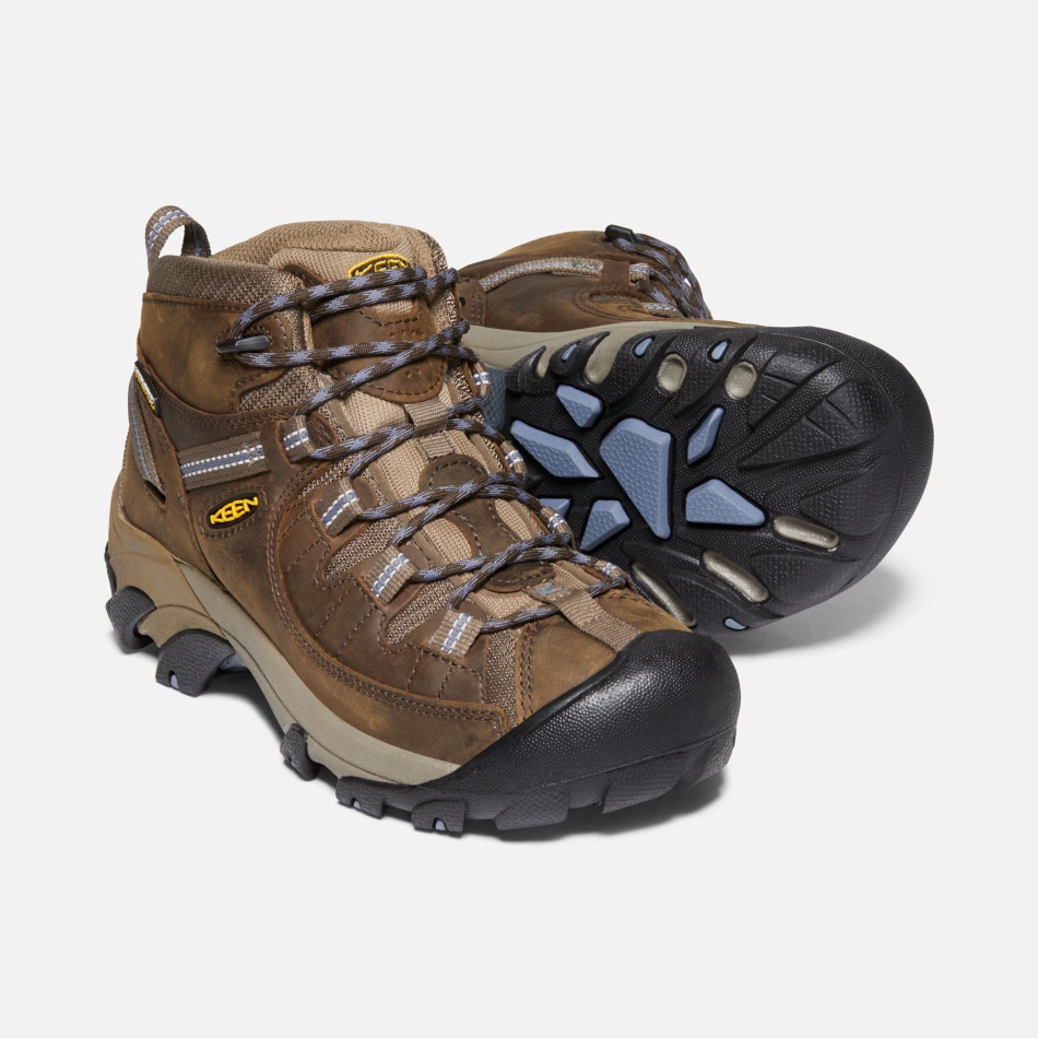 Keen Slate Black-Flint Stone Dame Targhee II Waterproof Mid