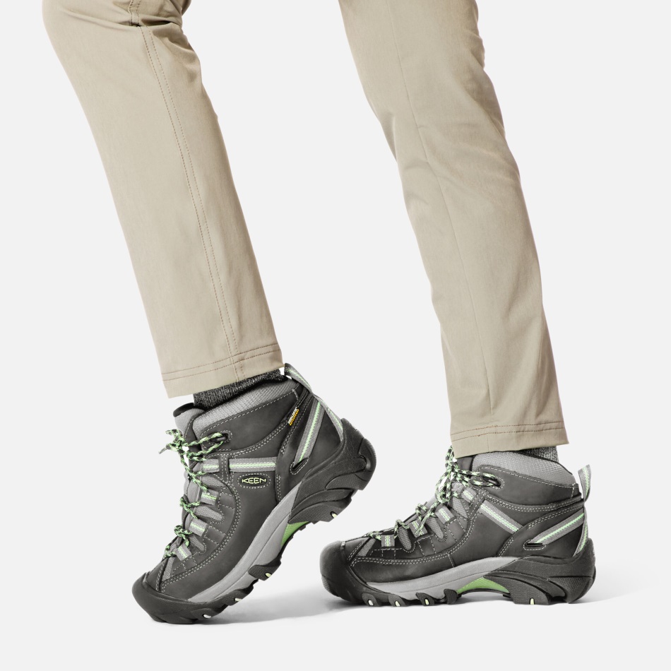 Keen Slate Black-Flint Stone Dame Targhee II Waterproof Mid