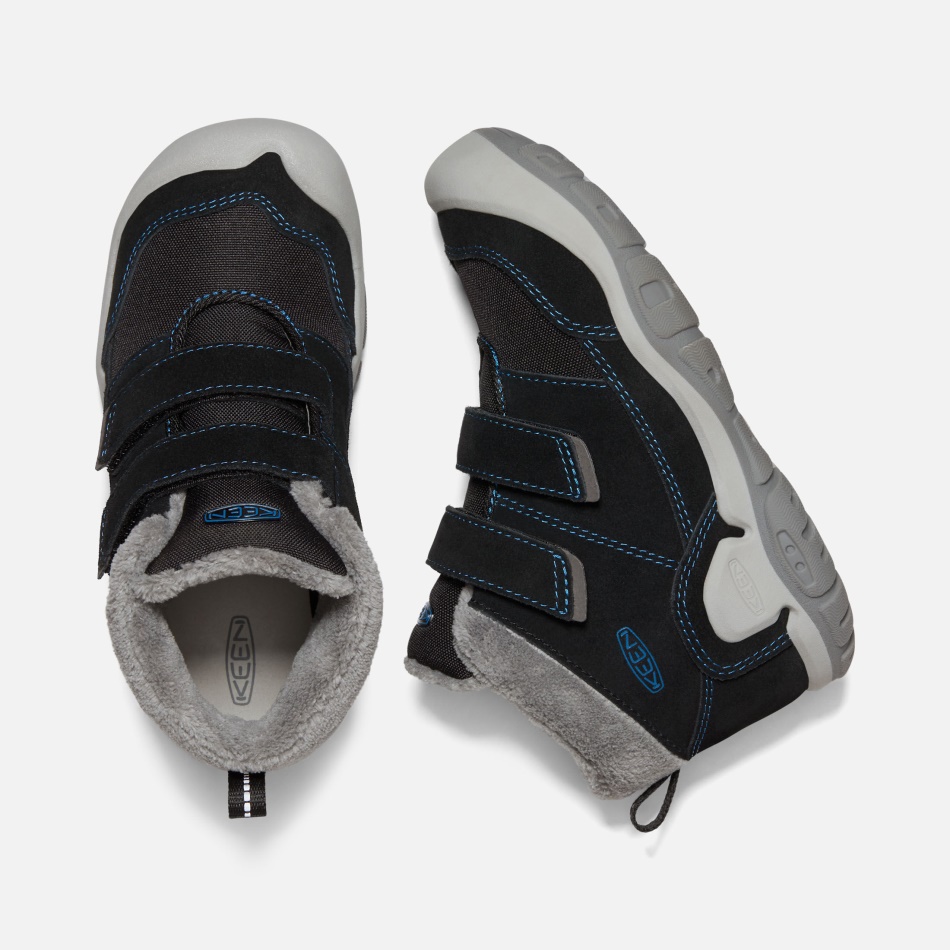 Ivrig Sort-mykonos Blå Store Børns Knude Dobbelt Rem Chukka