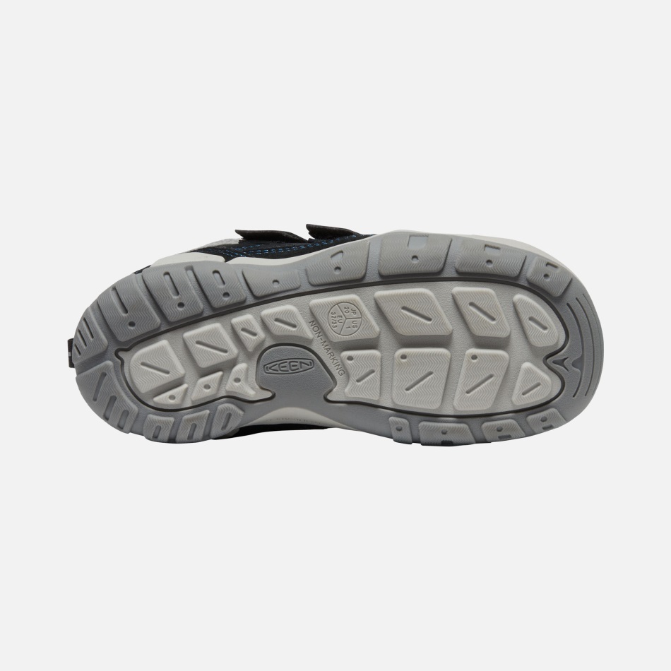 Ivrig Sort-mykonos Blå Store Børns Knude Dobbelt Rem Chukka