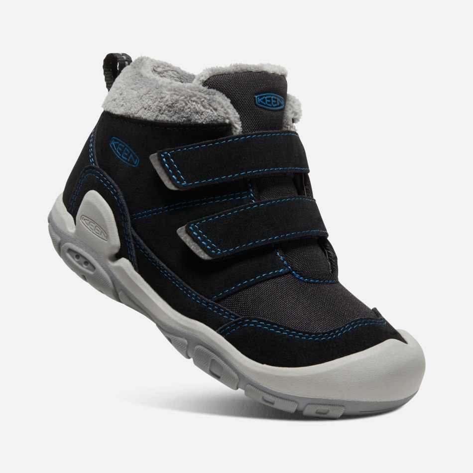 Ivrig Sort-mykonos Blå Store Børns Knude Dobbelt Rem Chukka