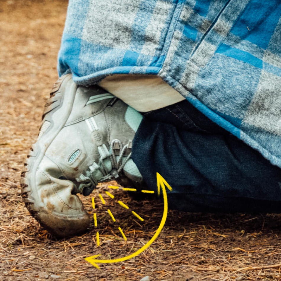 Grå-blå Nuance Skarpe Store Børns Ridge Flex Vandtæt Støvle