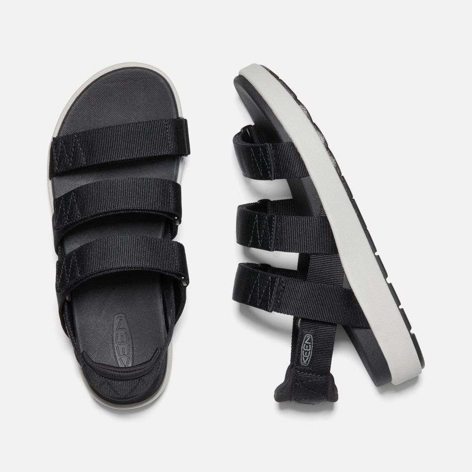 Sort-damp Dame Elle Strappy Keen