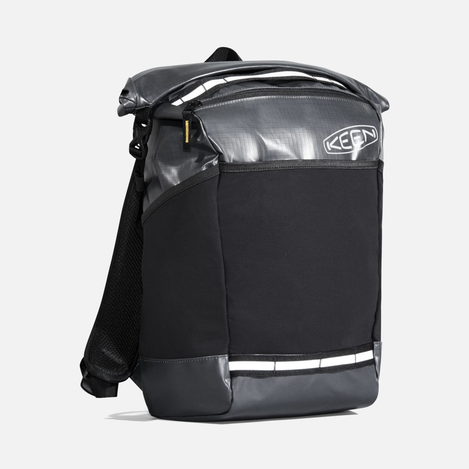 Grå Catchhaul Rolltop Taske Skarp