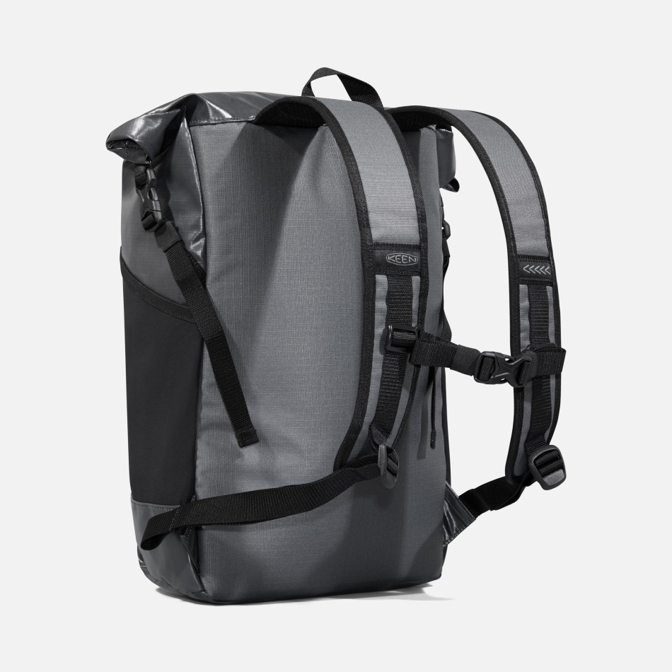 Grå Catchhaul Rolltop Taske Skarp