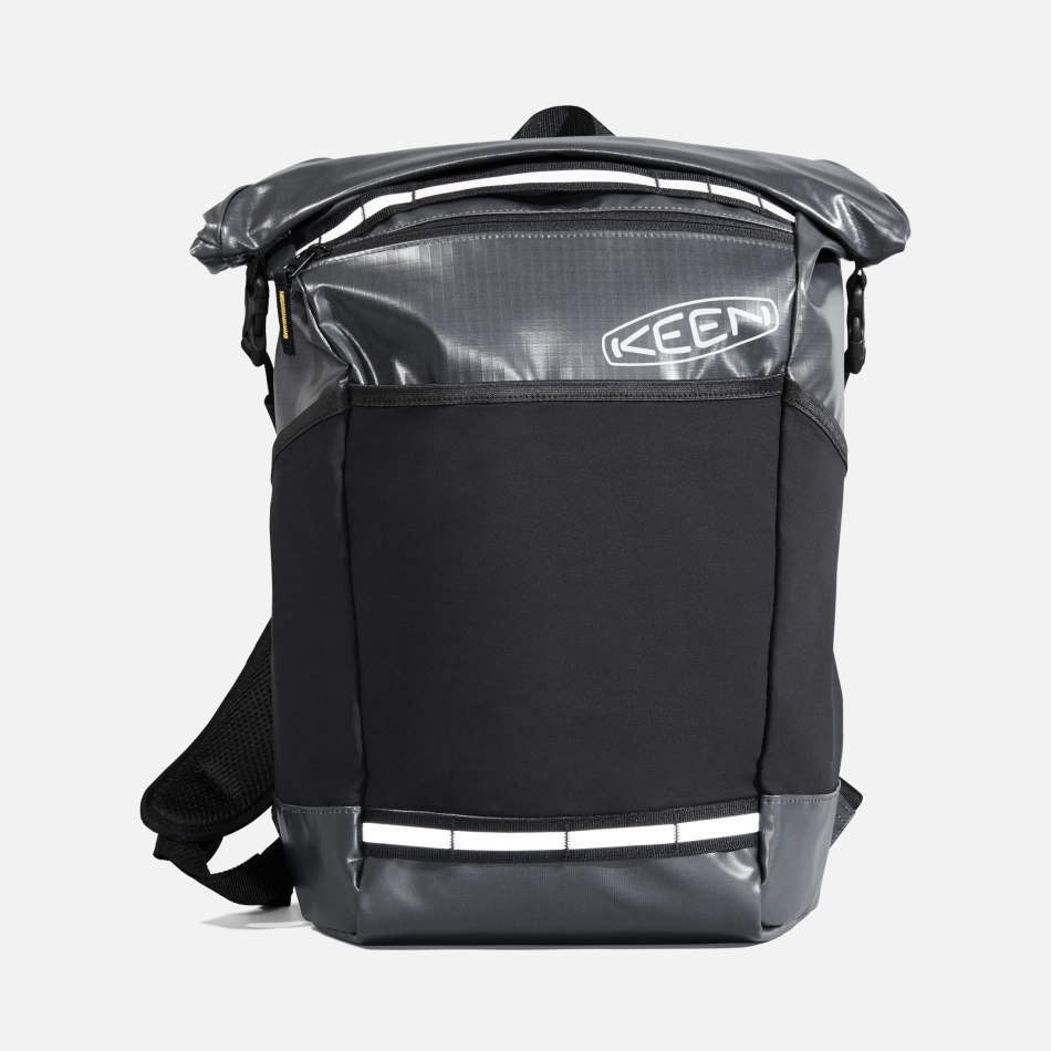 Grå Catchhaul Rolltop Taske Skarp