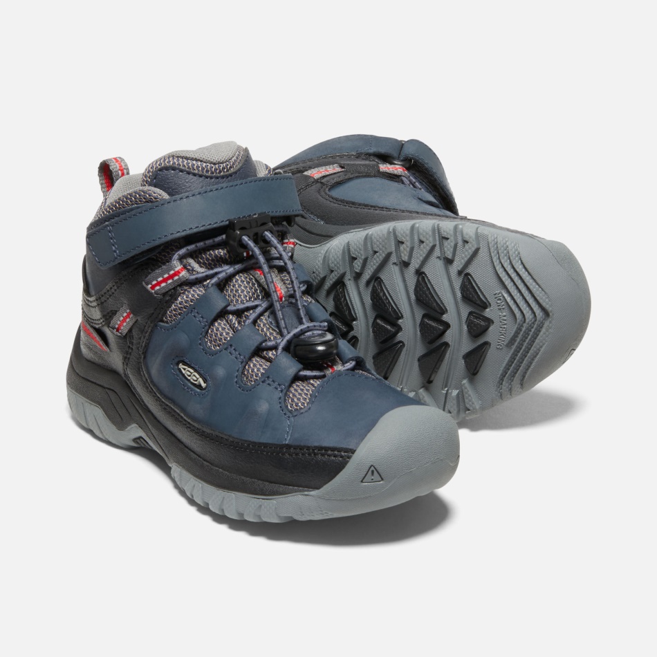 Ivrig Blå Nætter-rød Løber Til Små Børns Targhee Vandtæt Støvle