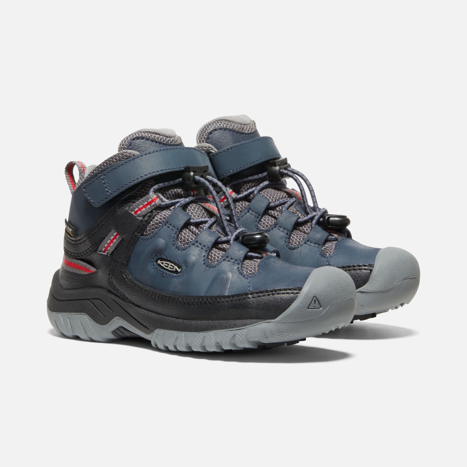 Ivrig Blå Nætter-rød Løber Til Små Børns Targhee Vandtæt Støvle