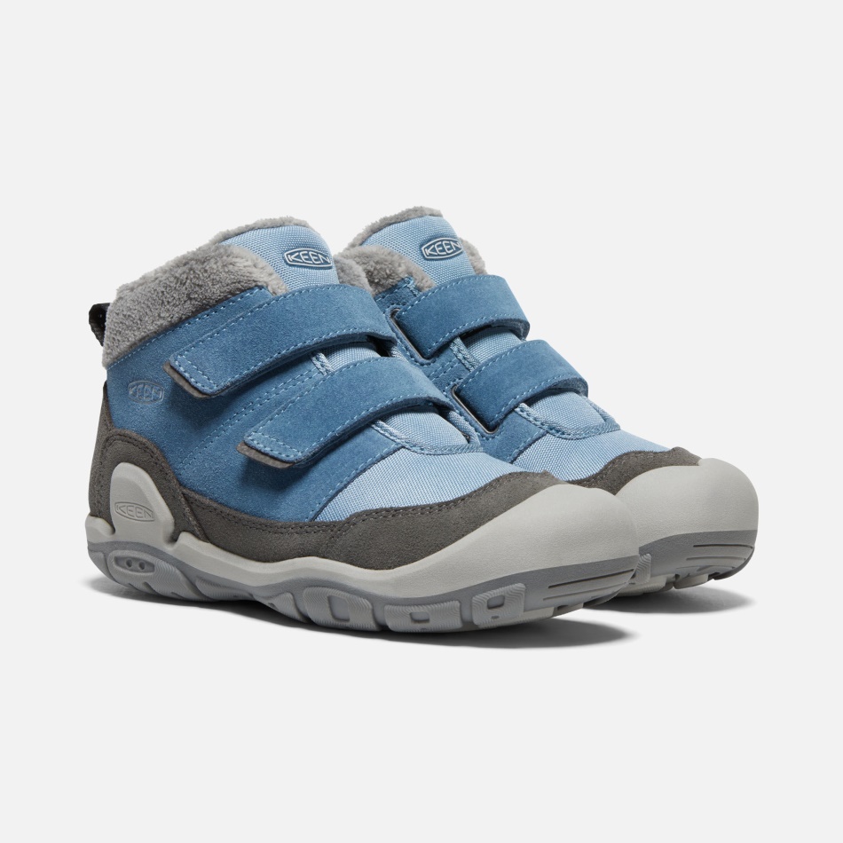 Magnet-blå Skygge Ivrig Store Børns Knude Dobbelt Rem Chukka