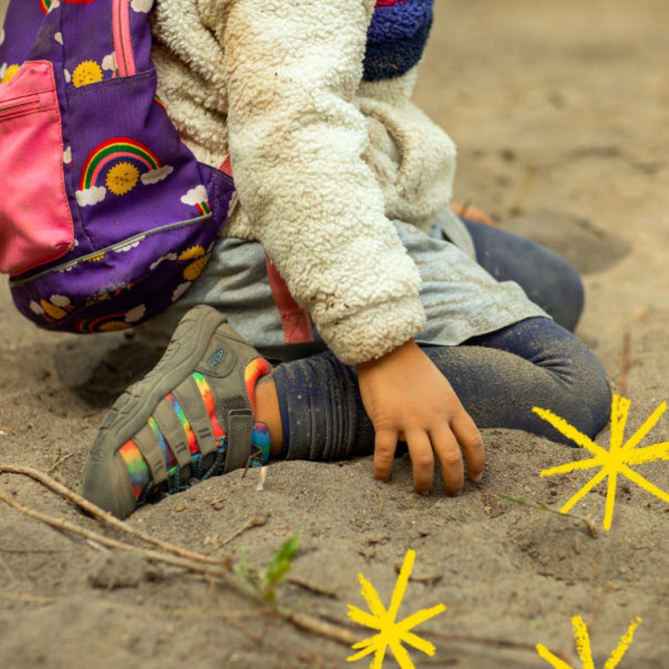 Ivrig Sort-original Tie Dye Newport Sko Til Store Børn