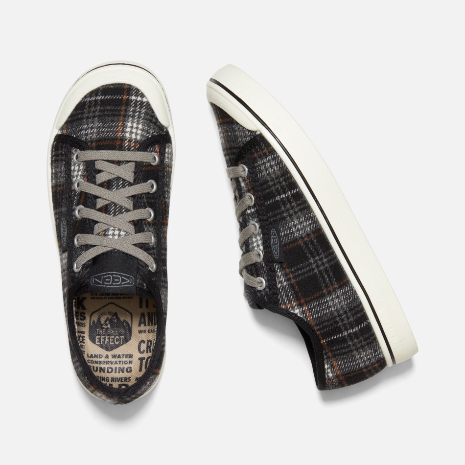 Sort Plaid-stål Grå Dame Elsa V Sneaker Keen