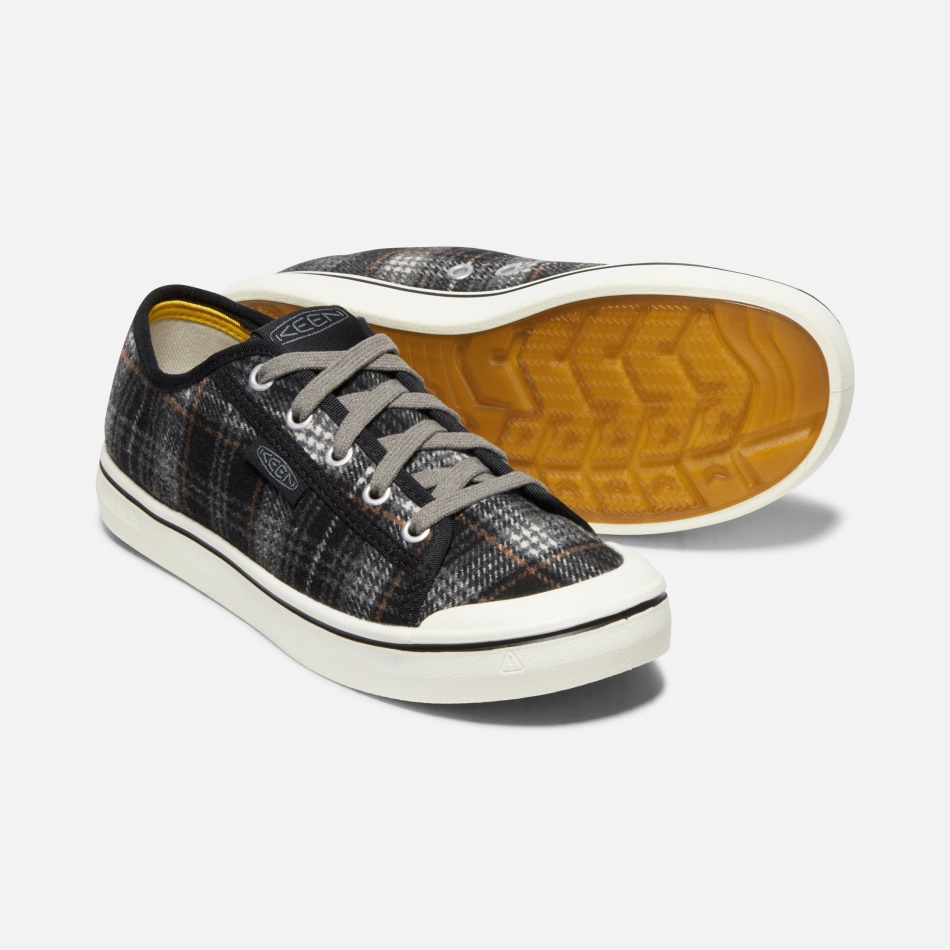 Sort Plaid-stål Grå Dame Elsa V Sneaker Keen