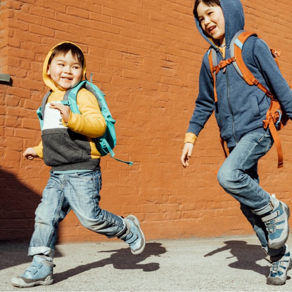 Sort-mykonos Blå Ivrig Små Børns Knude Dobbelt Rem Chukka