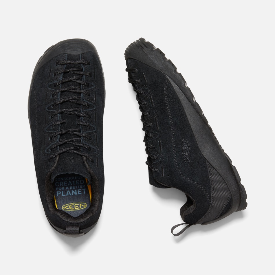 Behårede Sort-sorte Damesneakers I Jasper Ruskind Skarpe