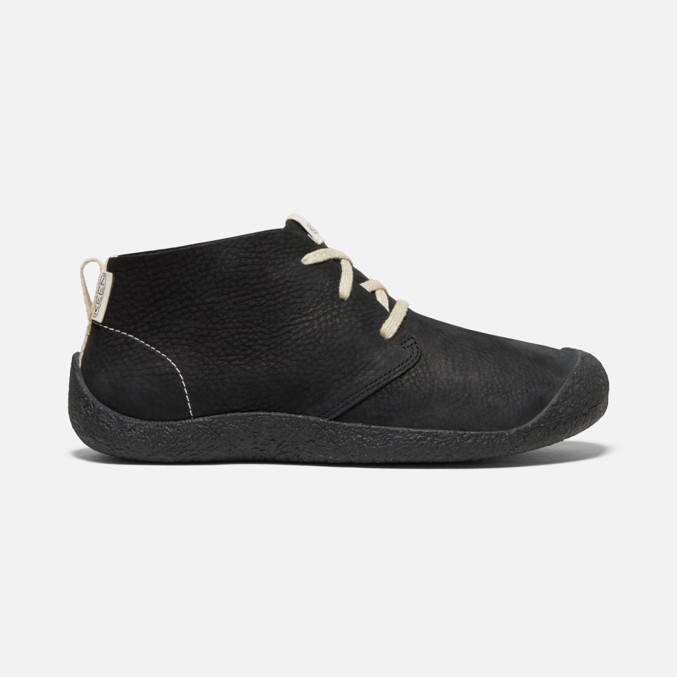 Sort-sort Herre Mosey Læder Chukka Keen