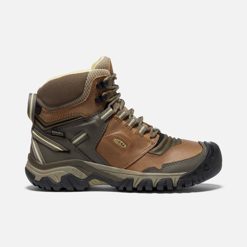 Keen Safari-creme-creme Ridge Flex Vandtæt Støvle