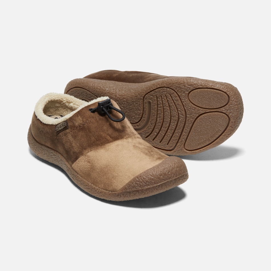 Mørk Jord Velour Ivrig Kvinders Howser Iii Rutsjebane