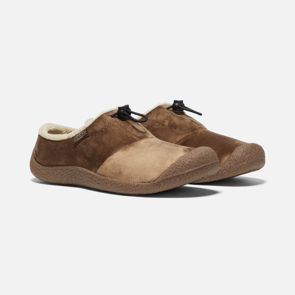 Mørk Jord Velour Ivrig Kvinders Howser Iii Rutsjebane