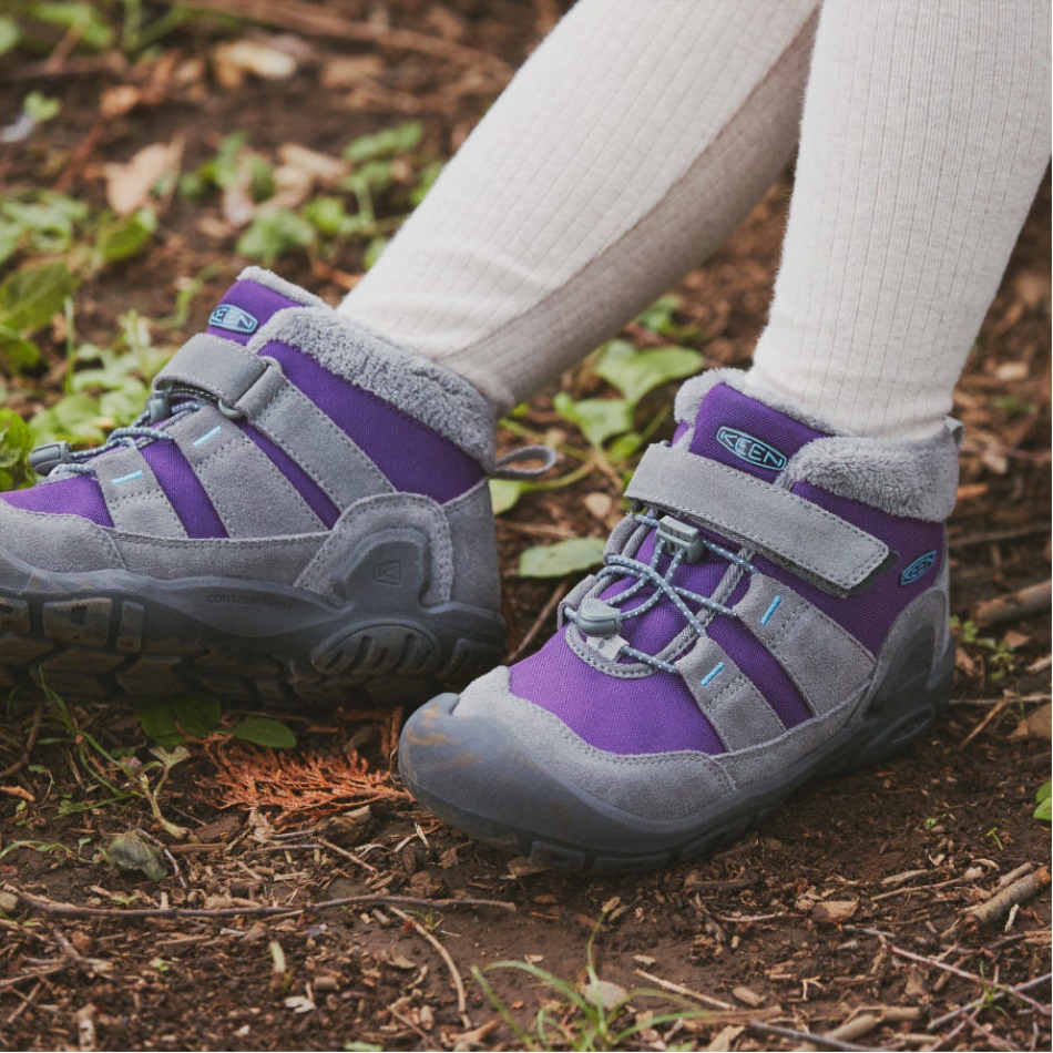 Stål Grå-blå Vinge Blågrøn Små Børns Knude Chukka Skarp