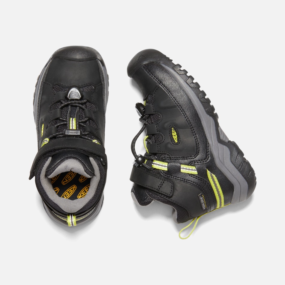 Sort-stålgrå Små Børns Targhee Vandtæt Støvle Keen