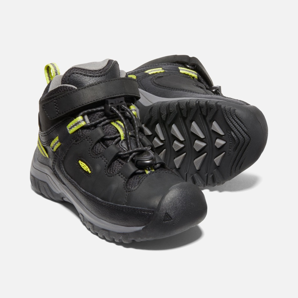 Sort-stålgrå Små Børns Targhee Vandtæt Støvle Keen