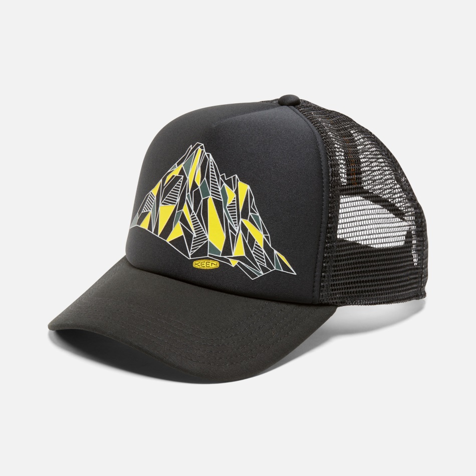 Ivrig Sort Facetteret Mtn Hat