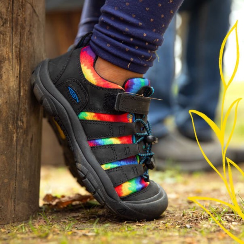 Sort-original Tie Dye Små Børns Newport Sko Skarp