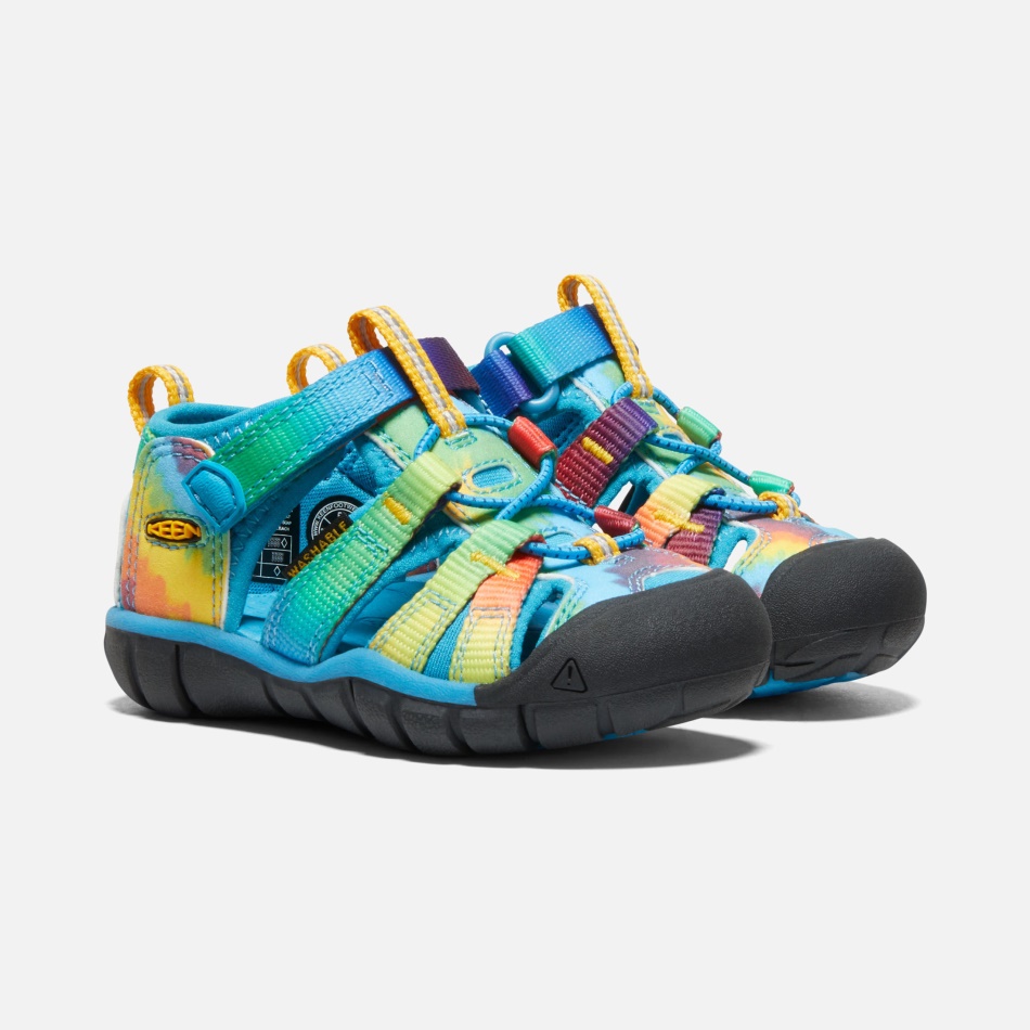 Levende Blå-original Tie Dye Ivrige Småbørns Seacamp Ii Cnx