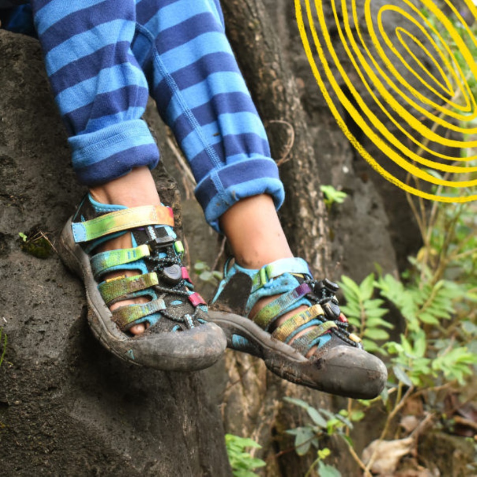 Skarp Stål Grå-sort Store Børns Newport H2